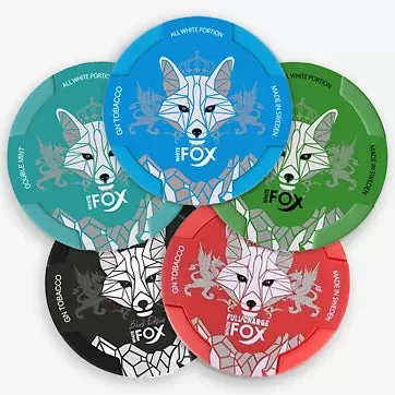 WHITE FOX NICOTINE POUCHES - 10 mg / Mini Mint (Portions), 10 mg / Double Mint Mini