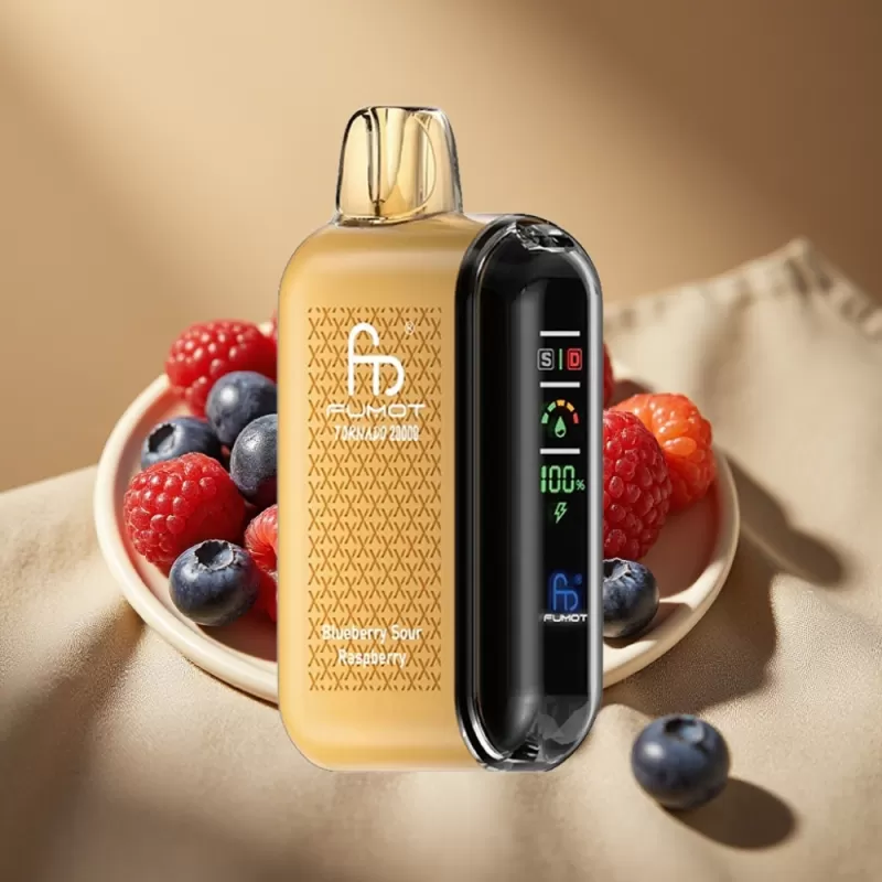 Fumot Tornado 20000 Puffs Dual Mesh Blueberry Sour Raspberry Disposable Vape