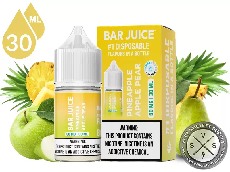 Pineapple Apple Pear BAR JUICE SALT 30ml