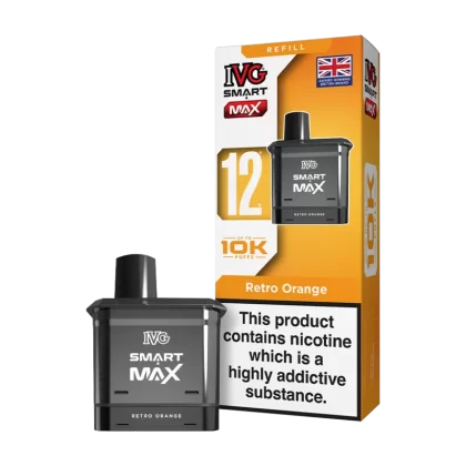 Retro Orange IVG Smart Max Refill Pack - Ecigwizard