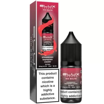 Strawberry Raspberry Cherry Nic Salt E-Liquid Legend Series by ELUX (10ml)