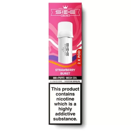 Strawberry Burst SKE 600 Pro Pods - 10 mg/ml