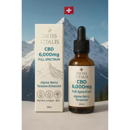 Swiss Vitalis CBD 6000mg – Full Spectrum Alpine Terpenes
