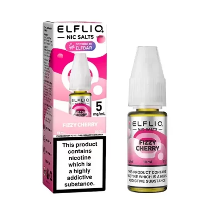 ELFBAR ELFLIQ Fizzy Cherry Nic Salt E-Liquid - Vapestreams Co