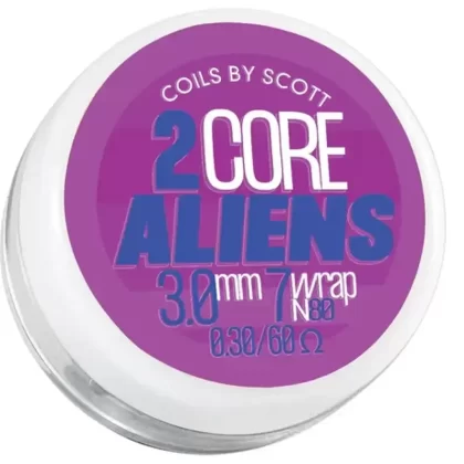 Handmade Coils By Scott 2 Core Alien Clapton 0.30ohm - Ecigdepot