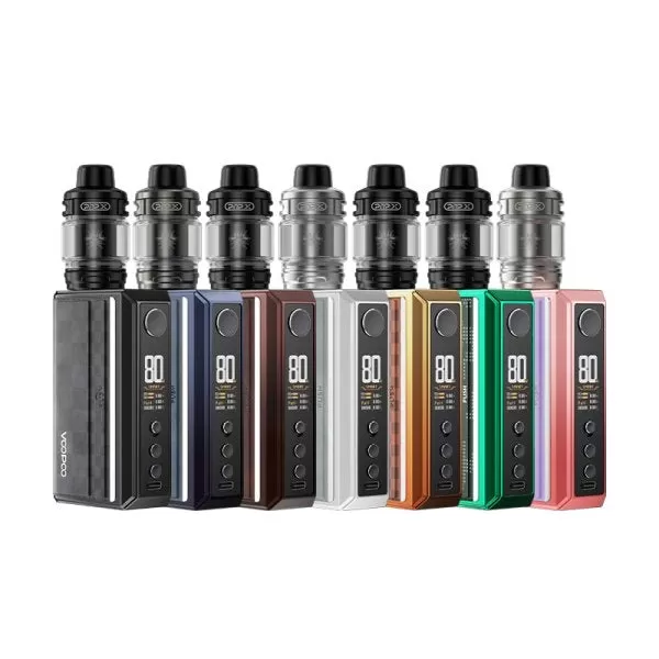 VOOPOO Drag 5 Uforce-X 177W Kit - Black, Gradient Blue (C2E4DC)