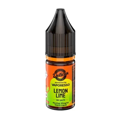 Lemon Lime Nicotine Salt 10ml By Deliciu V2 - Nicotine Strength#10mg (Salt)>20mg (Salt)