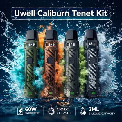 Uwell Caliburn Tenet Kit - Copper Red - Vapeciga