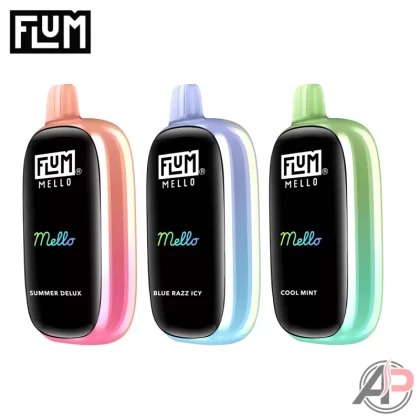 Flum Mello 20000 Puffs Disposable Vape Device - Blossom, Blue Razz Icy