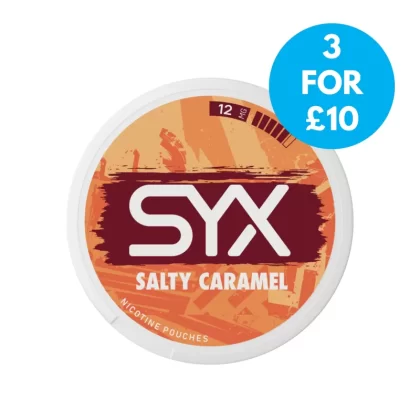 SYX Snus 12mg Nicotine Pouches - Vape Product, Medium; Apple Kiwi, Apple Mint