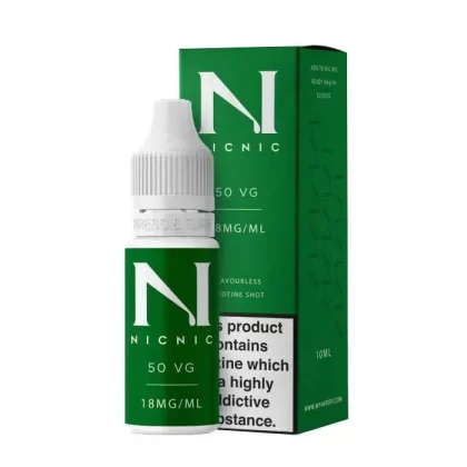 NIC NIC 50/50 NICOTINE BOOSTER SHOT - Nicotine Strength#10ml Bottle - 15mg Nicotine Shot>10ml Bottle - 18mg Nicotine Shot