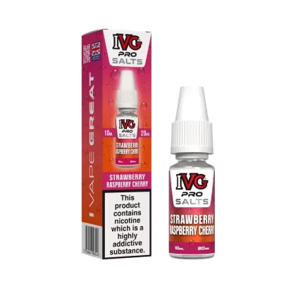 Strawberry Raspberry Cherry Nic Salt E-Liquid by IVG Pro