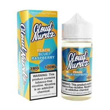 Peach Blue Razz Cloud Nurdz TFN 100mL