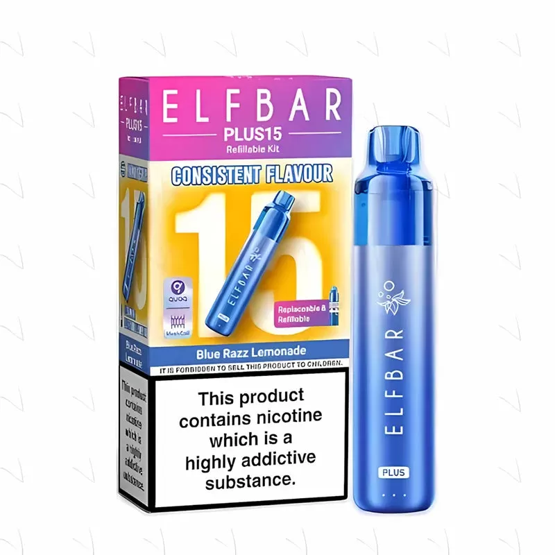 Elf Bar Plus 15 Prefilled Pod Kit - Blueberry Sour Raspberry - Image 2