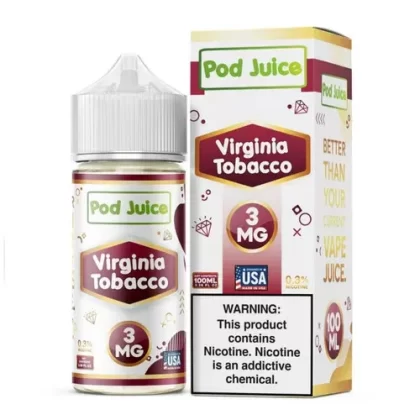 Pod Juice Virginia Tobacco Free Nicotine E-Juice 100ml