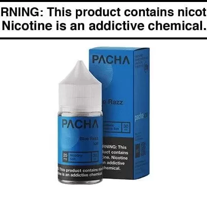 BLUE RAZZ ICE BY PACHAMAMA SALTS 30ML - Vapejuice
