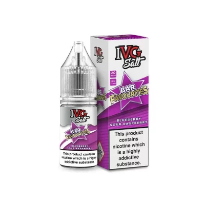 IVG Bar Favourites Blueberry Sour Raspberry Nic Salts