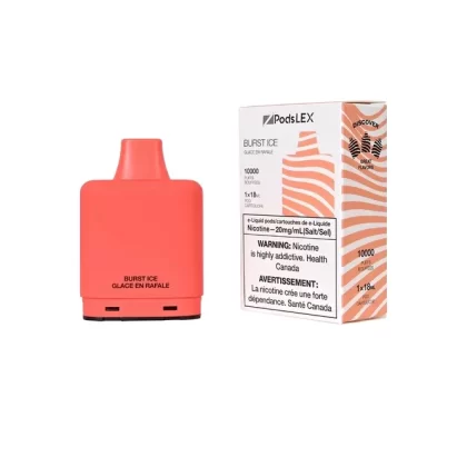 ZPODS LEX Pod System – 10K Puff Vape Pods – Burst Ice - Eliquidsupply