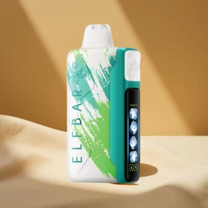 Elf Bar Ice King 40000 Puffs Rechargeable Disposable Vape with Adjustable Cooling Sour Apple Ice