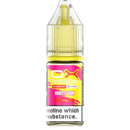 Fruity Gum OX Passion Nic Salt E-Liquid by OXVA - 10ml - 10mg