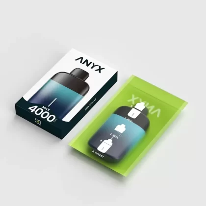 Original ANYX Max Rechargeable Pre-filled Disposable Vape Pod Battery Device 4000 Puffs ( )