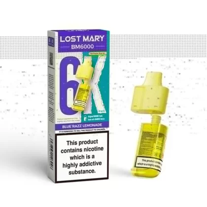Lost Mary BM6000 Blue Razz Lemonade Pods