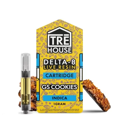 Tre House Live Resin GSC Delta 8 Cartridge -1000mg