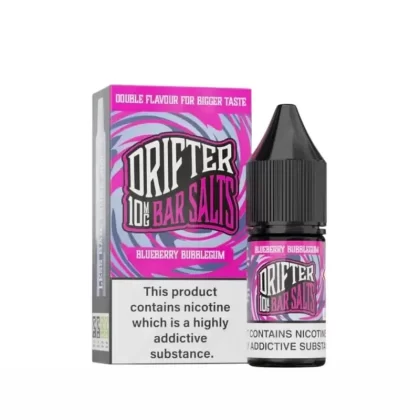 Drifter Bar Nic Salt 10ml E-Liquid – Blueberry Bubble Gum