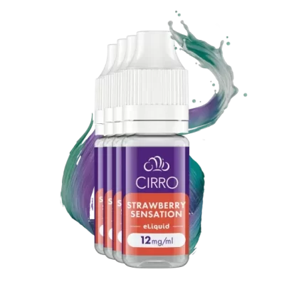 Cirro eLiquid Original Strawberry 12mg – 4 packs ( Strawberry Sensation )