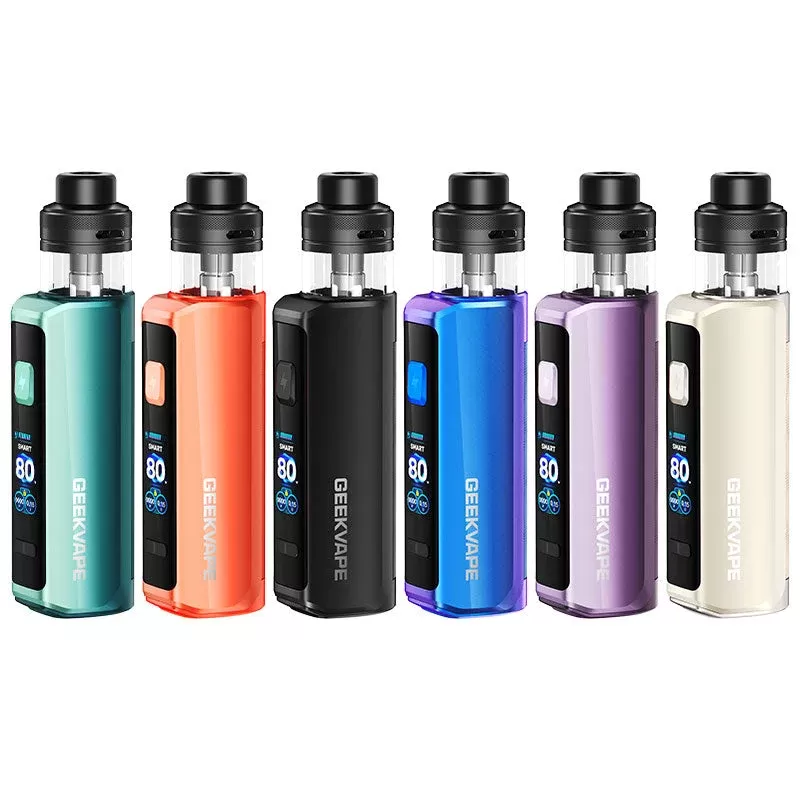 Geekvape Aegis Force 80W Pod Mod Kit - Canyon Orange, Carbon Black (61765F)