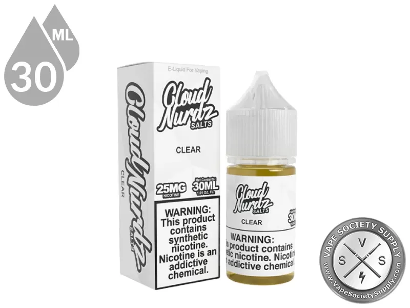 Clear by Cloud Nurdz Salts 30ml