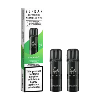 Spearmint Elfbar 600 Pods - 20mg - Vape Product