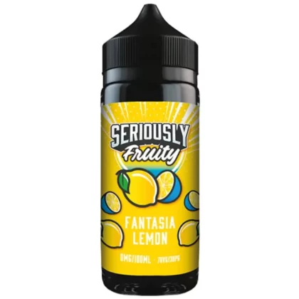 Fantasia Lemon Shortfill E-Liquid Seriously Fruity Series by Doozy Vape Co (100ml) - Vapekit Co