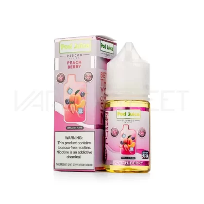 Pod Juice Salt PJ5000 Peach Berry (30ml)
