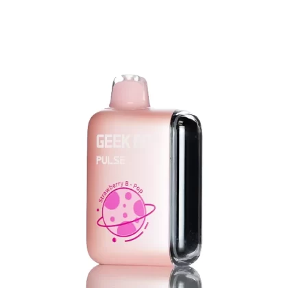 Geek Bar Pulse Zero Nic 15K 15000 Puffs Disposable Vape - 16mL - Strawberry B-Pop