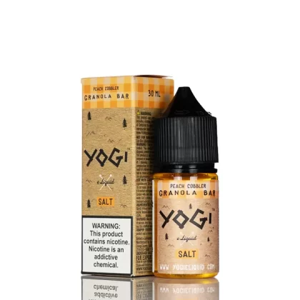 Yogi Salt Nic - Peach Cobbler Granola Bar - 30mL - 35mg