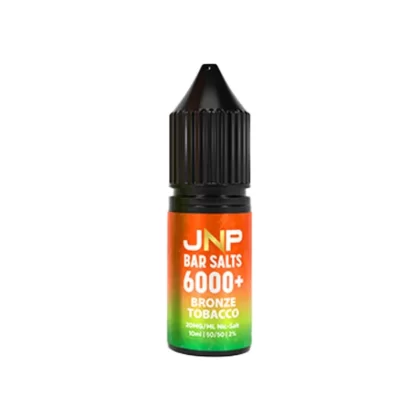 JNP 6000+ Bar Salts Bronze Tobacco E Liquid - Nicotine Strength#20mg>10mg (91B6A6)