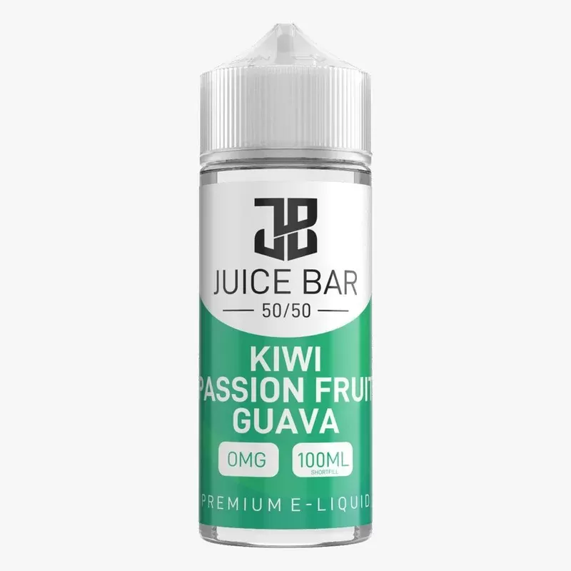 KIWI PASSION FRUIT GUAVA E LIQUID BY JUICE BAR 100ML 50VG