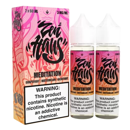 Meditation by ZEN HAUS E-Liquid 2X 60ml - 0MG