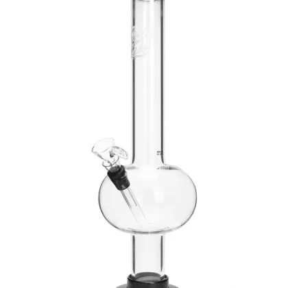 Glowfly Glass 15″ Bubble Bong w/ Removable Base - Ejuicewarehouse