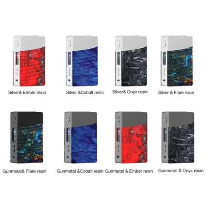 Geekvape Nova 200W TC Box Mod by dual 18650 Batteries - Gunmetal&Flare Resin