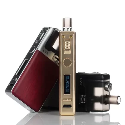 LVE Orion II 40W Pod Mod System - Silver - Forged Carbon