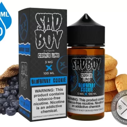 Blueberry Cookie by SadBoy 100ml - Vape Product, Vape Product (A84476)