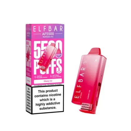 Elf Bar AF5500 Prefilled Kit Cherry Ice - Strength#20mg
