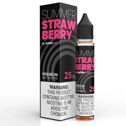Summer Strawberry Nicotine Salt by VGOD - Size#30ml~Nicotine#25MG>50MG