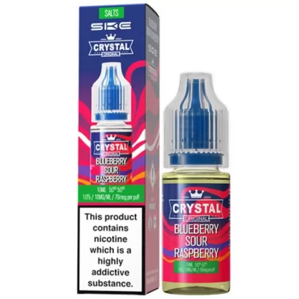 Blueberry Sour Raspberry Nic Salt E-Liquid Original Series by SKE Crystal (10ml) - 20mg