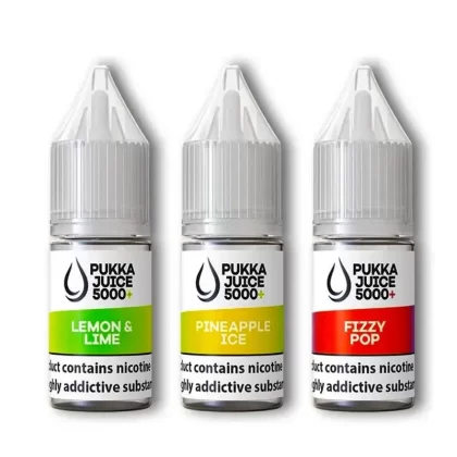 Pukka Juice 5000+ Nic Salt E-Liquids - 10 Pack - 20mg / Berry Blast
