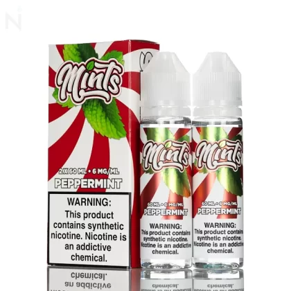 Mints E-Liquid - Peppermint - 120mL - 3mg