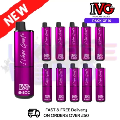 Box Of 10 – Berry Edition (NEW) IVG 2400 Prefilled Pen Kit