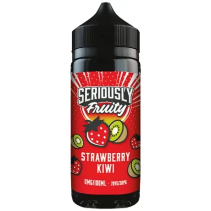 Strawberry Kiwi Shortfill E-Liquid Seriously Fruity Series by Doozy Vape Co (100ml) - 0mg